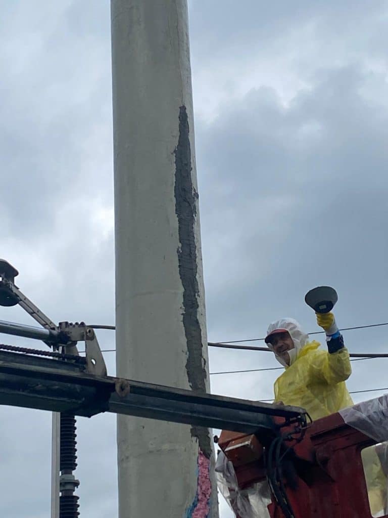 Consolidare Stâlpi electrici de înalta tensiune stațiile Zalău și Roșiori